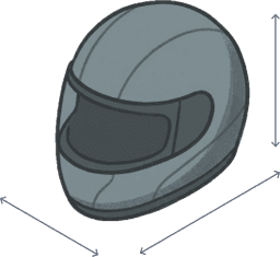 Casque de moto