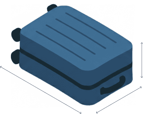 Valise type cabine
